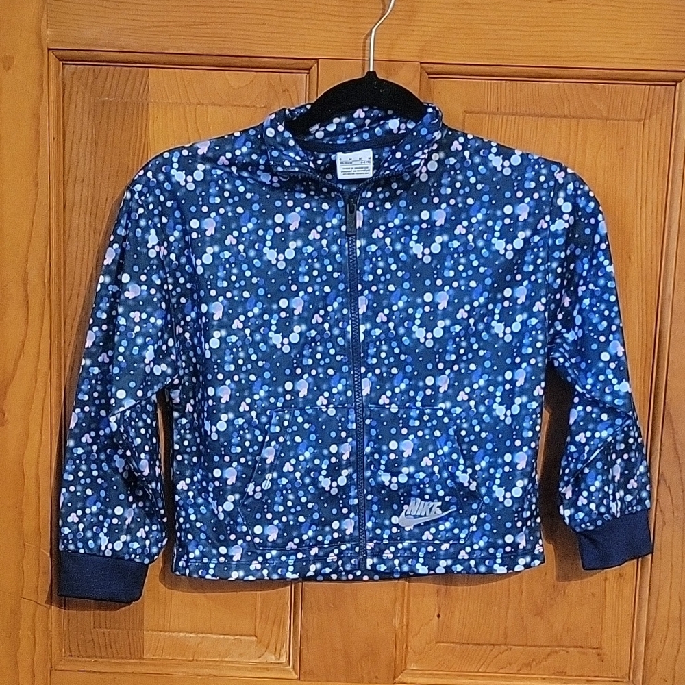 Nike Blue Polka Dot Jacket